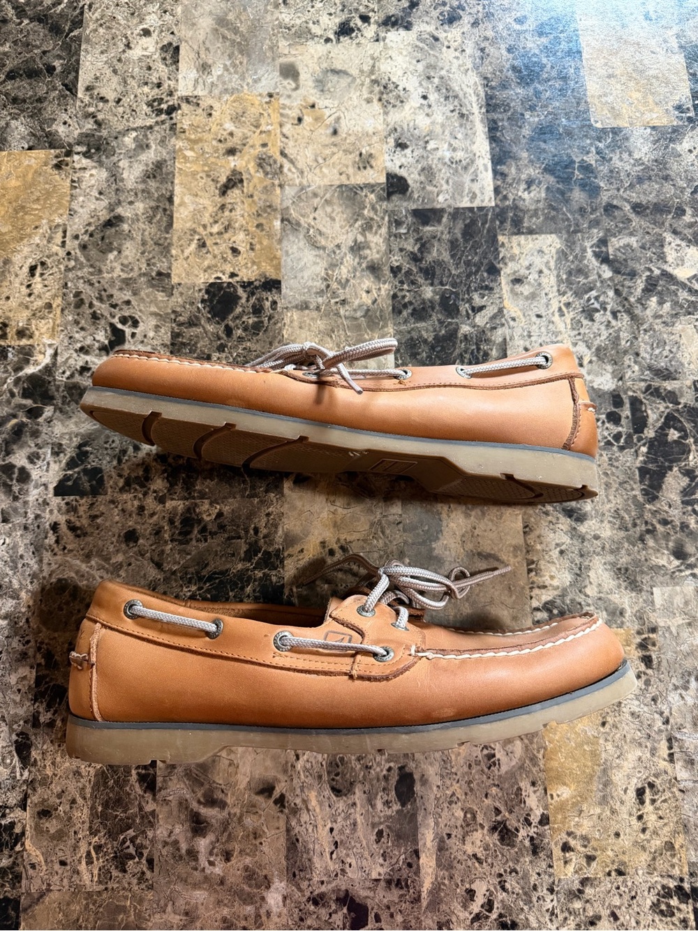 Sperry Top-Sider Men’s Leather Boat Shoe Size 10